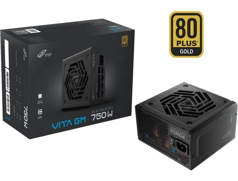 VITA GM unité d''alimentation d''énergie 20+4 pin ATX ATX Noir alimentation  modulaire 750 watt - alimentation vue principale