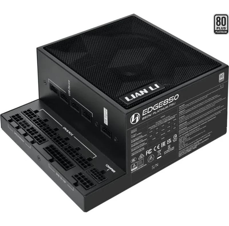 EDGE EG0850 Black alimentation  modulaire 850 watt - alimentation vue principale