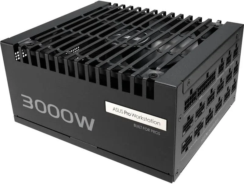 ASUS-PRO-WS-3000P unité d''alimentation d''énergie 20+4 pin ATX ATX Noir alimentation  modulaire 3000 watt - image 2