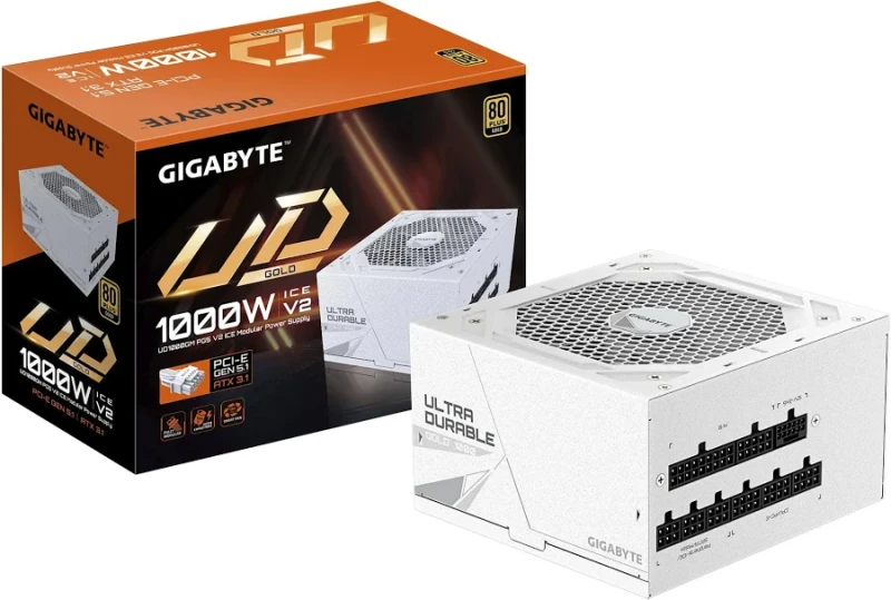 UD1000GM PG5 V2 ICE alimentation  modulaire 1000 watt - alimentation vue principale
