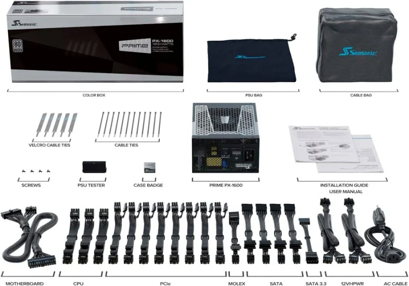 PRIME PX-1600 alimentation modulaire 1600 watt - image 3