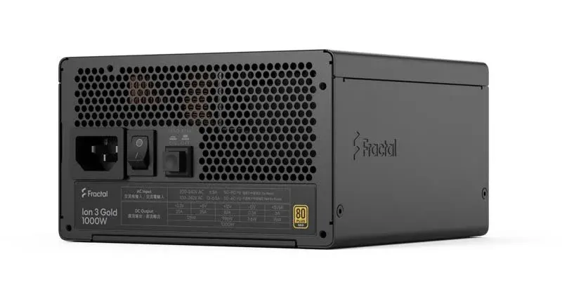ION Gold 3 Black alimentation  modulaire 1000 watt - alimentation vue principale