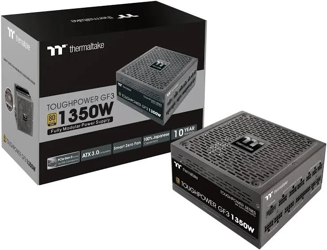 Thermaltake Toughpower GF 3 1350 W PCIe Gen 5.0 80 Plus Gold entièrement modulaire - image 2