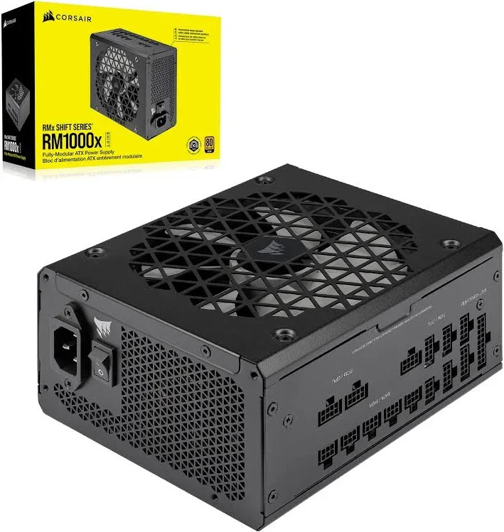 Corsair RM1000x SHIFT 1000W 80 Plus Or Modulaire - alimentation vue principale