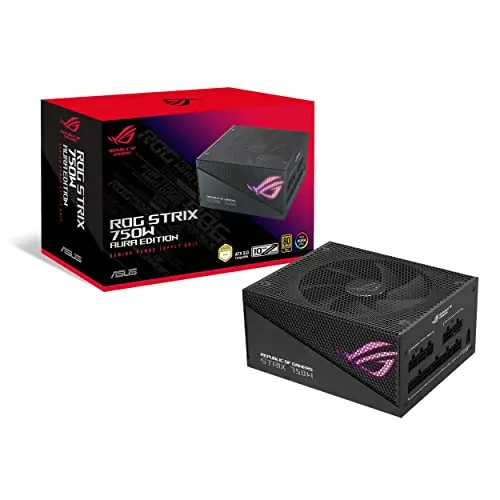 ASUS ROG Strix 750W Gold Aura Edition 80 Plus Gold Modulaire - alimentation vue principale