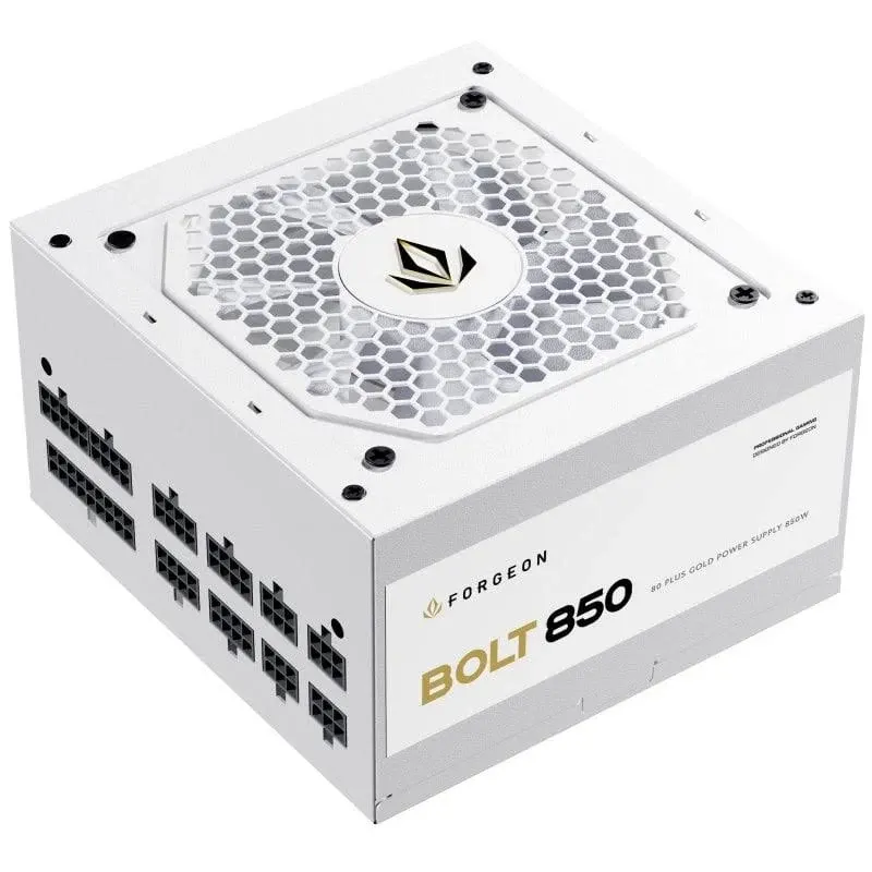Forgeon Bolt PSU 850W Gold Full Modular Blanc - alimentation vue principale