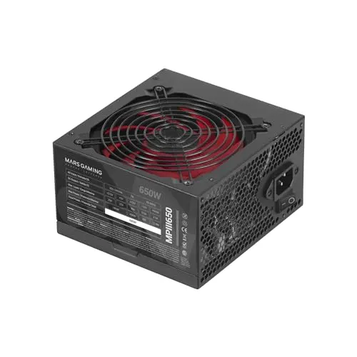 Mars Gaming MPIII650 Alimentation 650W - alimentation vue principale