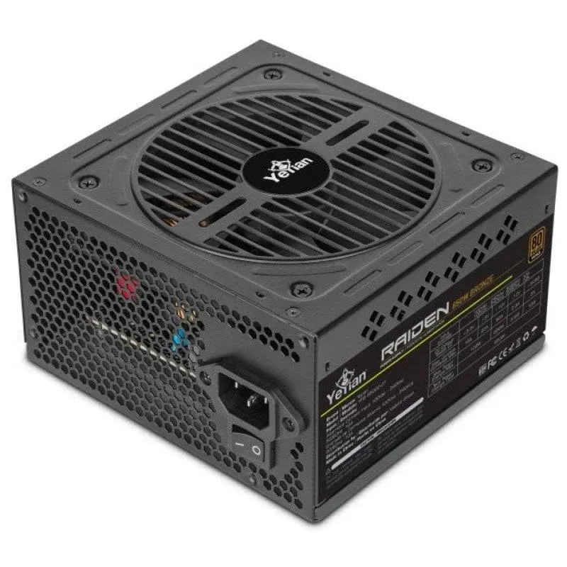 Alimentation Yeyian Raiden 650 W 80 Plus Bronze - alimentation vue principale