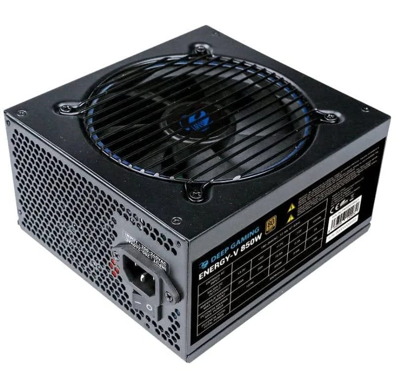 Deep Gaming Energy-V 850 W PCIe 5.0 80 Plus Gold entièrement modulaire - alimentation vue principale