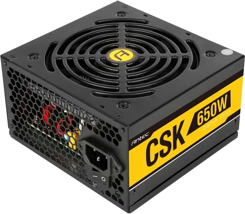 Antec Cuprum Strike CSK650 650W 80 Plus Bronze - alimentation vue principale