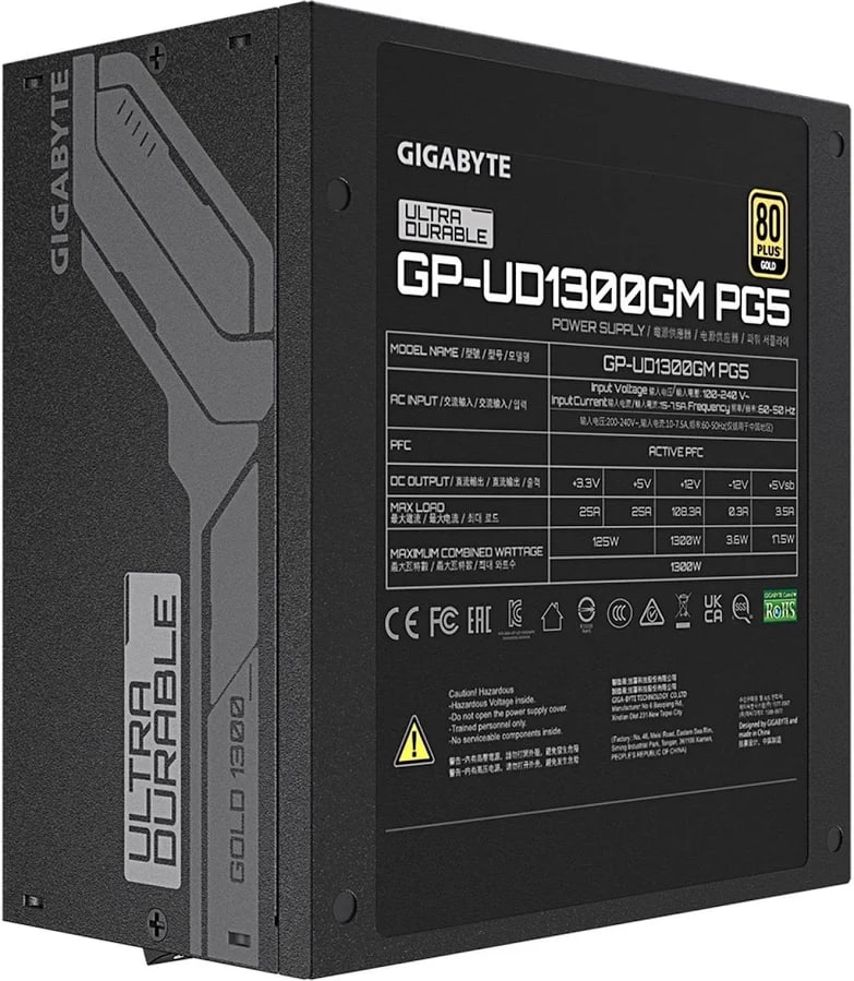 ALIMENTATION ATX 1300W GIGABYTE UD1300GM PG5 - image 4