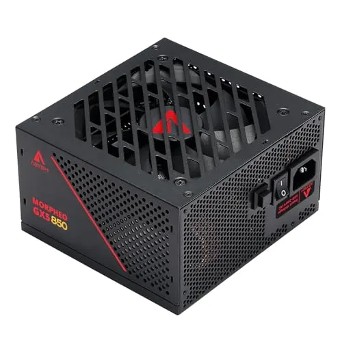 ABYSM Morpheo GX5 850W unité d'alimentation d'énergie 20+4 pin ATX ATX Noir, Rouge - alimentation vue principale