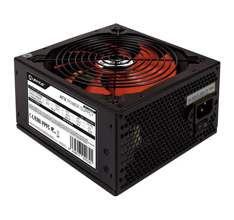Alimentation gaming ATX 550 W UNYKAch UK210551 - alimentation vue principale
