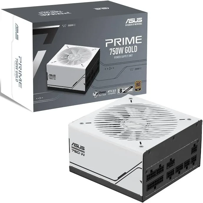 ASUS Prime 750W Gold ( AP-750G ) bloc d'alimentation 20+4 broches ATX ATX Noir, Blanc - image 4