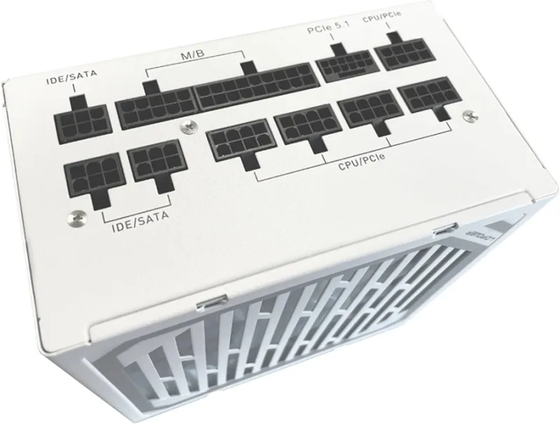 LC-Power LC1000MW V3.1 PCI 5.1 1000 W 80 Plus Gold entièrement modulaire blanc - image 5
