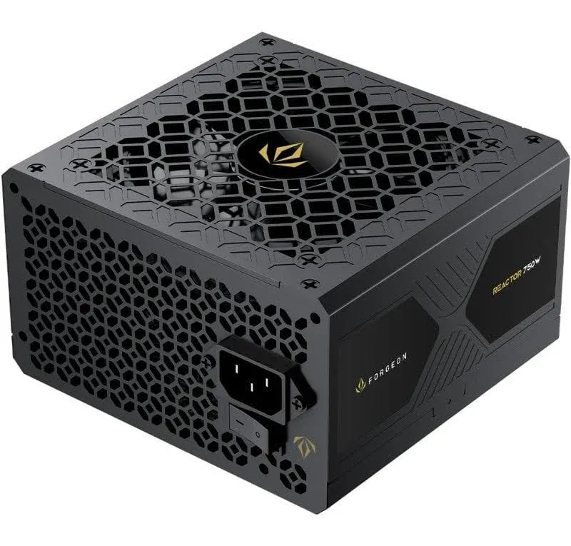 Alimentation entièrement modulaire Forgeon Reactor 750 W Cybenetics Platinum ATX 3.1 PCIe 5.1, noire - alimentation vue principale