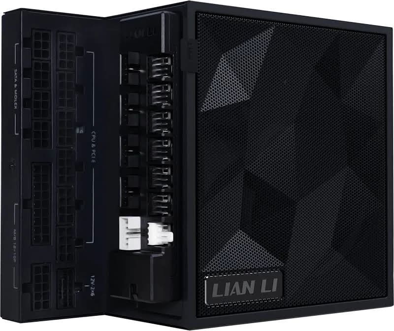 Lian Li EG1000G unité d'alimentation d'énergie 1000 W 24-pin ATX 3.1 Noir - image 4