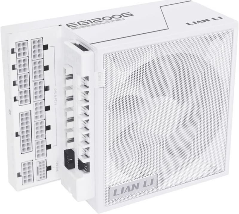 Lian Li EG1200G unité d'alimentation d'énergie 1200 W 24-pin ATX SFX Blanc - alimentation vue principale
