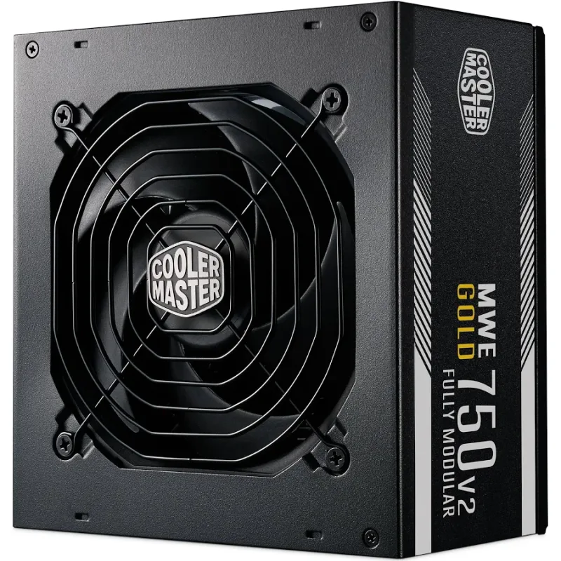 Alimentation modulaire Cooler Master 750 W 80+ Gold MWE Gold 750 V2 ATX 3.1 - alimentation vue principale