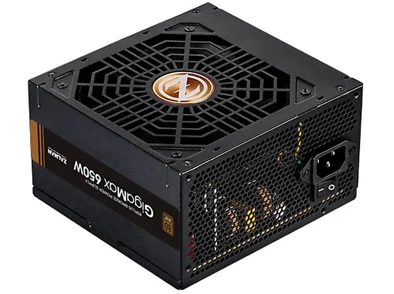 Alimentation ATX Zalman GigaMax GVII 650W Noir avec protection multiple et connecteurs modulaires - alimentation vue principale