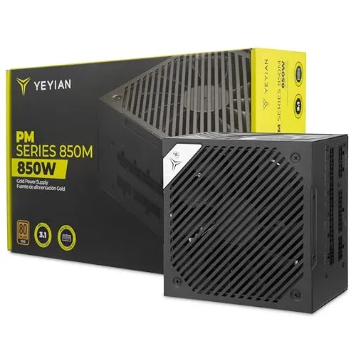 Alimentation Yeyian 850W Certification 80+ Gold Modèle YFG-8503M-P1 Extras modulaire - alimentation vue principale