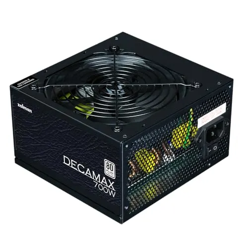 Fonte d'Alimentation ZALMAN 700W Certificación 80 PLUS Modèle DecaMax LX3 - alimentation vue principale