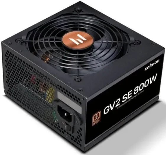 Bloc d'Alimentation Zalman 800W 80 PLUS Bronze GV2SE Ventilateur 12 cm ATX PFC Actif - alimentation vue principale
