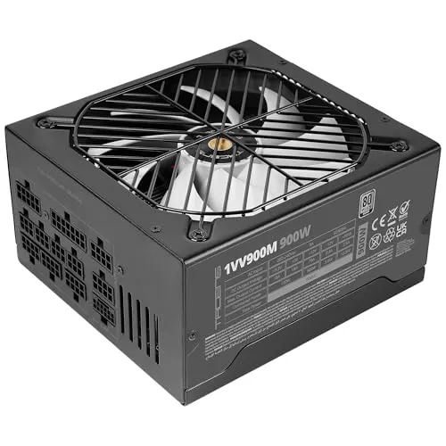 Alimentation Tacens Valeo V 900m ATX 3.1 900 W, ventilateur Ai2-rpm Fdb 140 mm, noir - alimentation vue principale