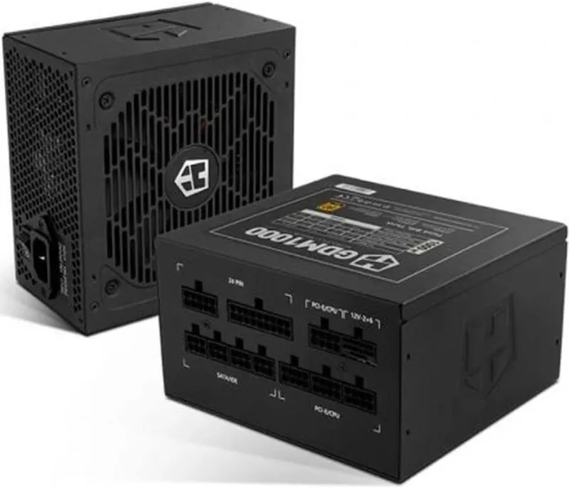 Alimentation Nox 1000W 80 PLUS Gold Hummer GDM Modulaire ATX 3.1 PCIe 5.1 - alimentation vue principale