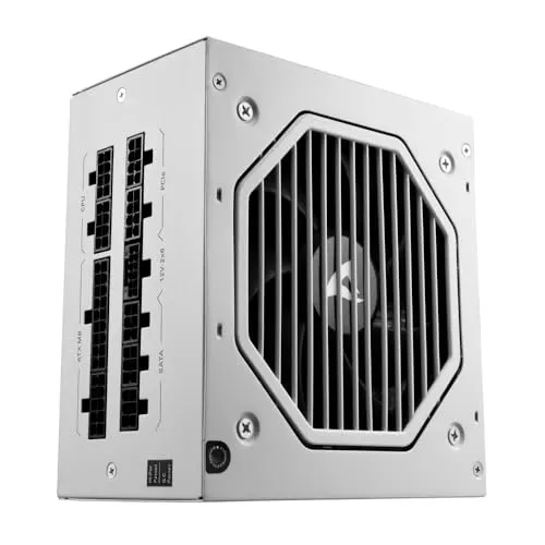 Alimentation Sharkoon Rebel P20 1000W Certification Cybenetics Gold modulaire blanc - alimentation vue principale