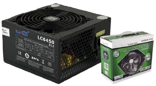 Alimentation LC-Power LC6450 V2.3 450W 80 PLUS Bronze ventilateur silencieux - alimentation vue principale