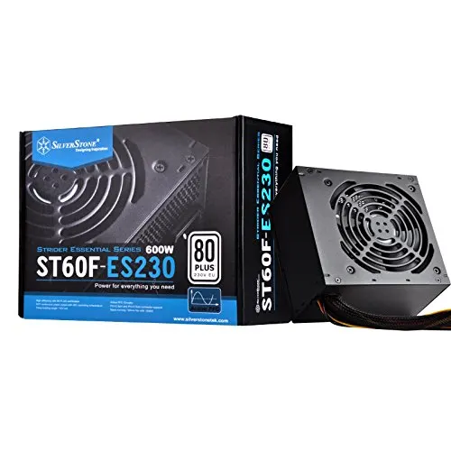 SilverStone ST60F-ES230 600W 80 Plus - alimentation vue principale