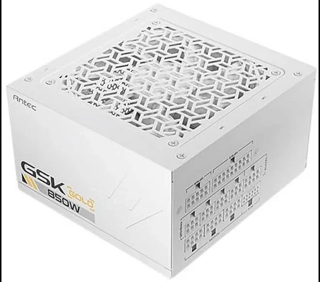 Alimentation Antec GSK850 White 850W Certification 80 PLUS Gold modulaire - alimentation vue principale