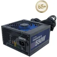 Fuente de Alimentación CoolBox Powerline III 550W 85% EFI ATX Noir - alimentation vue principale