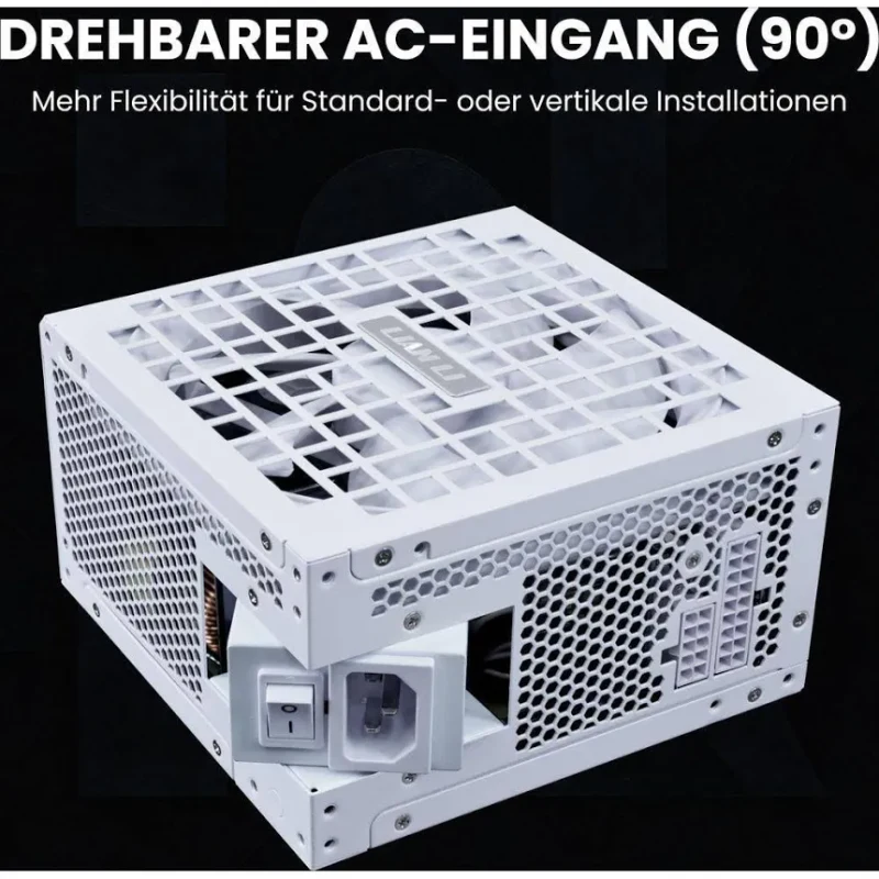 Fuente de Alimentación Lian Li RS1000G 1000W 80 PLUS Gold modulaire blanche - image 4