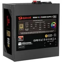 Fuente de Alimentación Redragon GC-PS007-1-V2 850W 80 Plus Gold RGB - alimentation vue principale