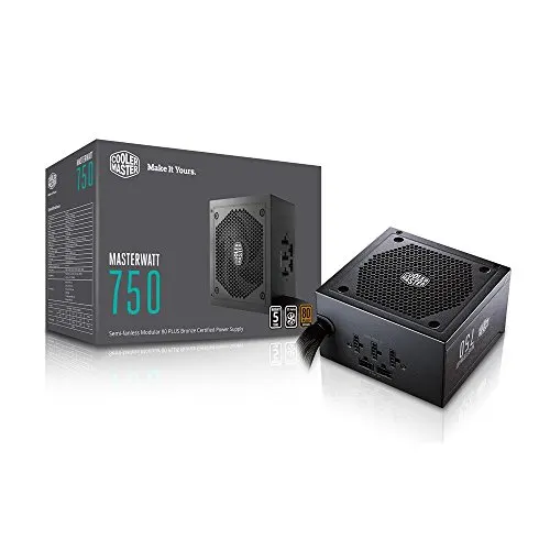 Cooler Master MasterWatt 750 750W 80 Plus Bronze Semi Modulaire - alimentation vue principale
