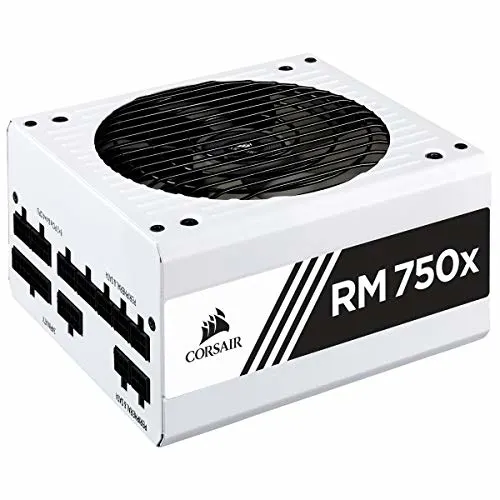 Corsair RMx White Series RM750x 750 W 80 Plus Gold entièrement modulaire - alimentation vue principale