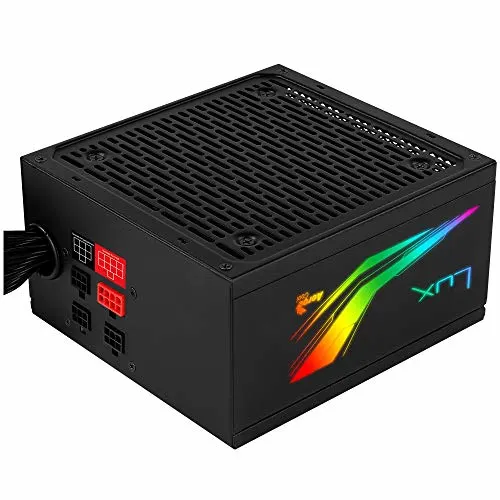 Aerocool LUX 550M RGB 550W Bronze Semi-Modulaire - alimentation vue principale