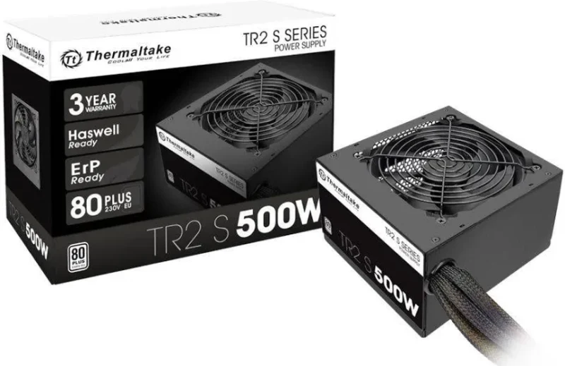 Thermaltake TR2 S 500 W 80 Plus - alimentation vue principale