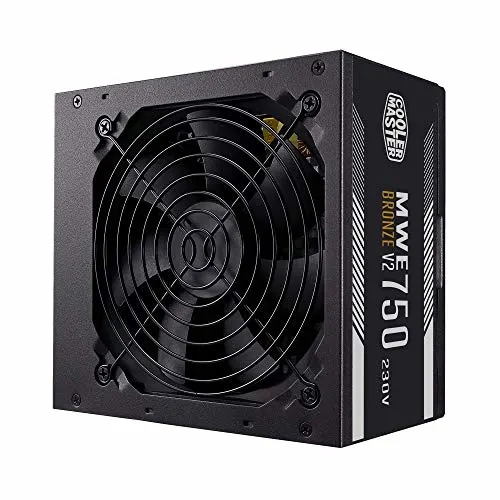 Cooler Master MWE 750 Bronze V2 750W 80 Plus Bronze - alimentation vue principale