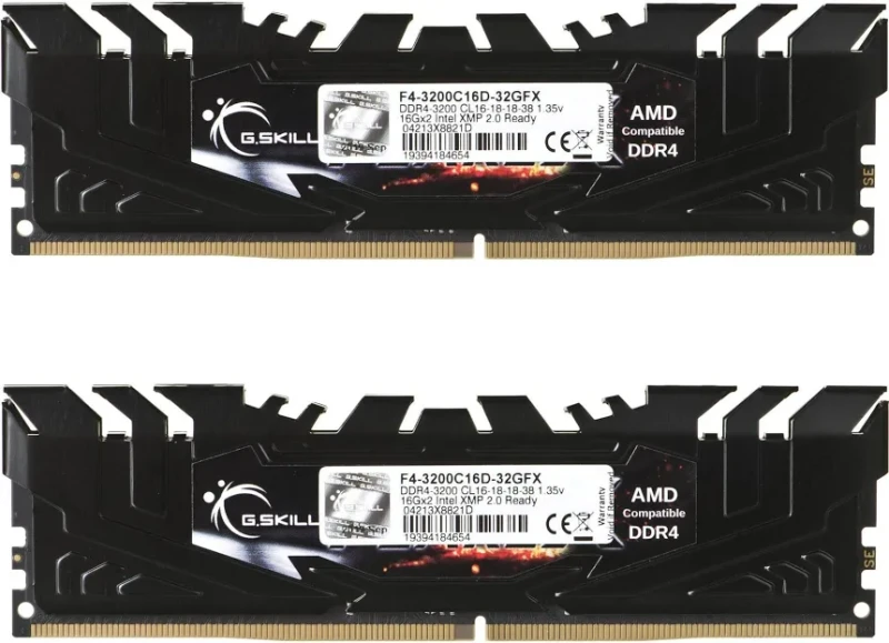 G.Skill Flare X 32 Go Kit 2x16Go DDR4 3200 MHz - vue 5