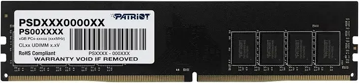 Patriot Signature Line 16 Go DDR4 3200 MHz - vue principale