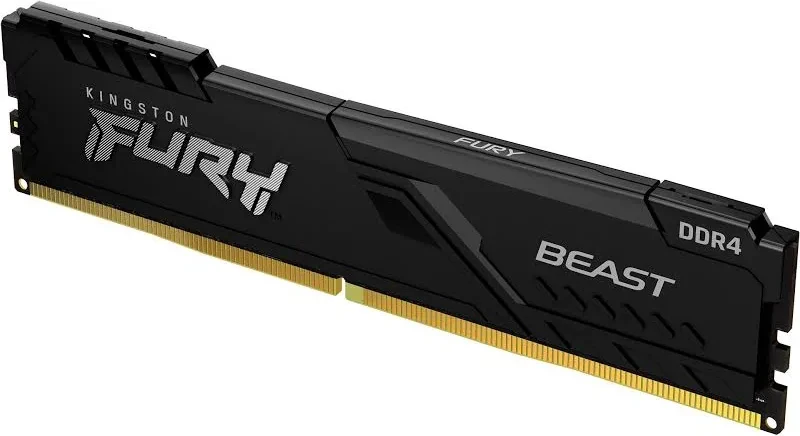 Kingston Fury Beast 64 Go Kit 4x16Go DDR4 3600 MHz - vue 3