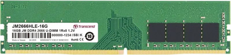 Transcend JetRam 16 Go DDR4 2666 MHz - vue 4
