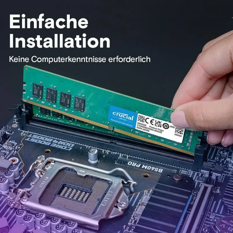 Crucial DDR4 64 Go Kit 2x32Go 3200 MHz - vue 5