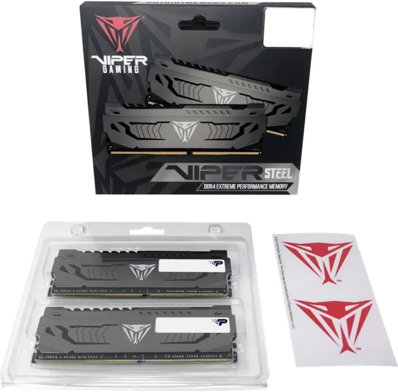 Patriot Viper Steel 32 Go Kit 2x16Go DDR4 3200 MHz - vue principale