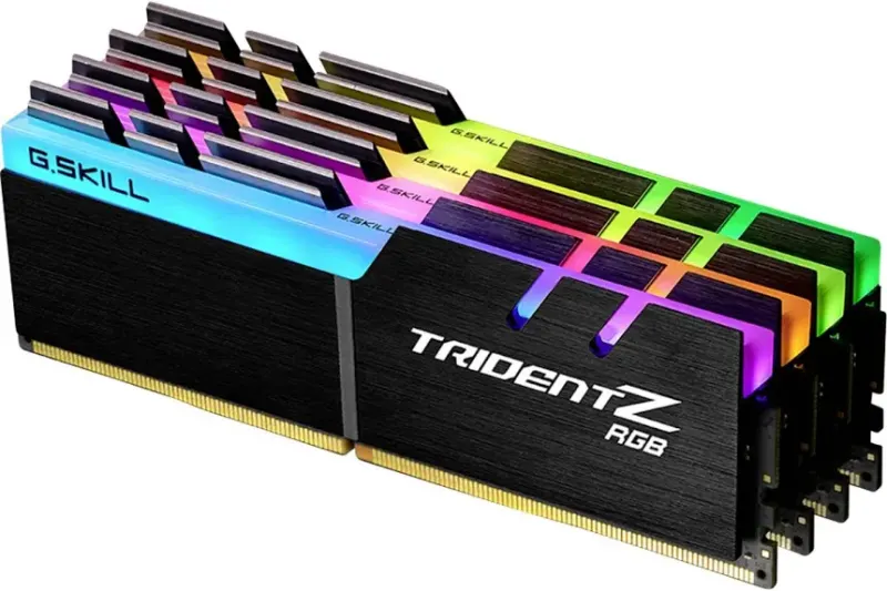 G.Skill Trident Z RGB 64 Go Kit 4x16Go DDR4 3200 MHz - vue principale