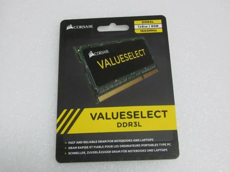 Corsair Value Select 8 Go DDR3 1600 MHz - vue principale