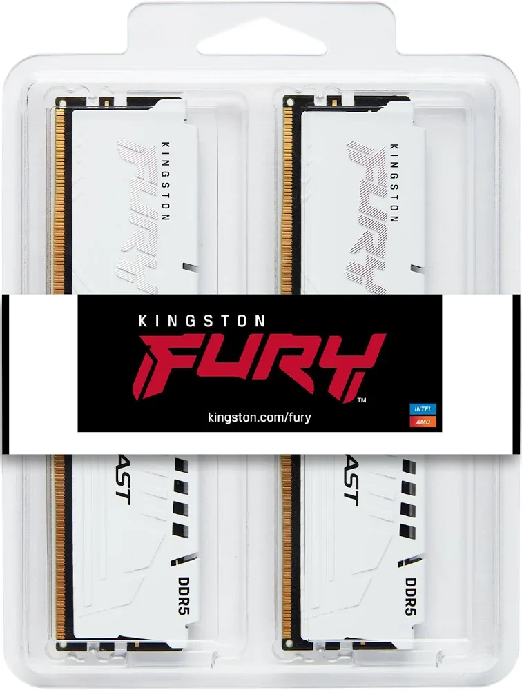 Kingston Fury Beast 32 Go Kit 2x16Go DDR5 6000 MHz - vue 2